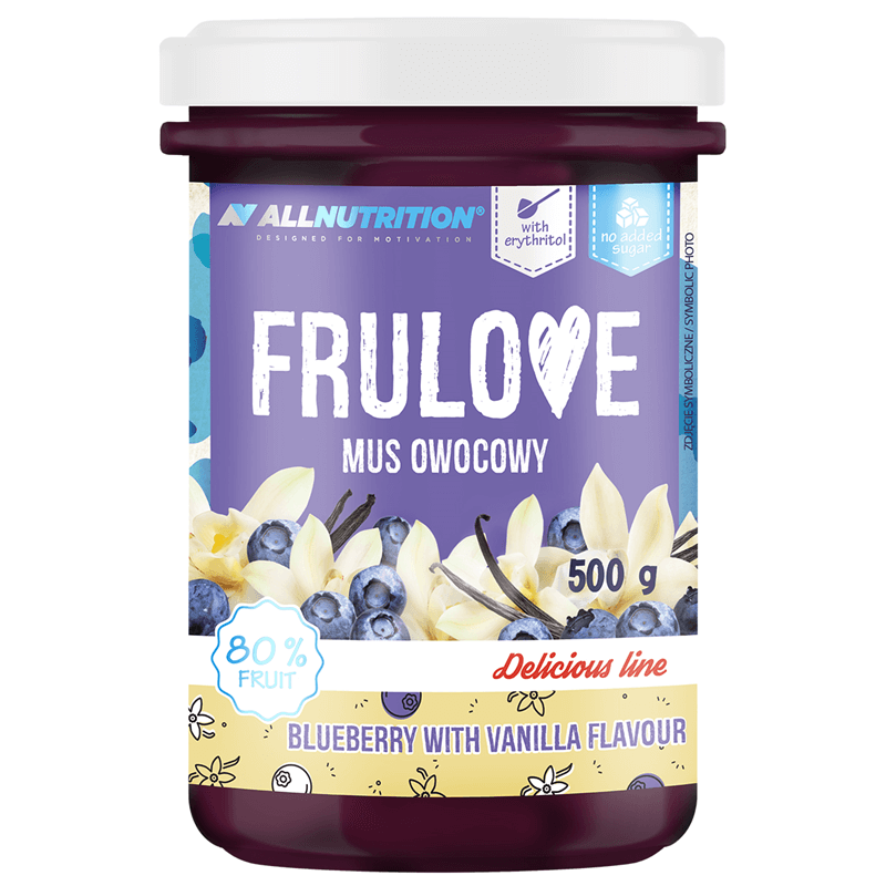 ALLNUTRITION FRULOVE GYÜMÖLCSHAB BLUEBERRY VANILLA