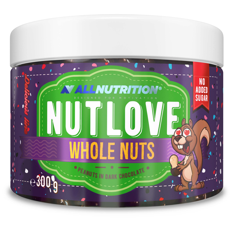 ALLNUTRITION Nutlove Wholenuts - Peanuts In Dark Chocolate