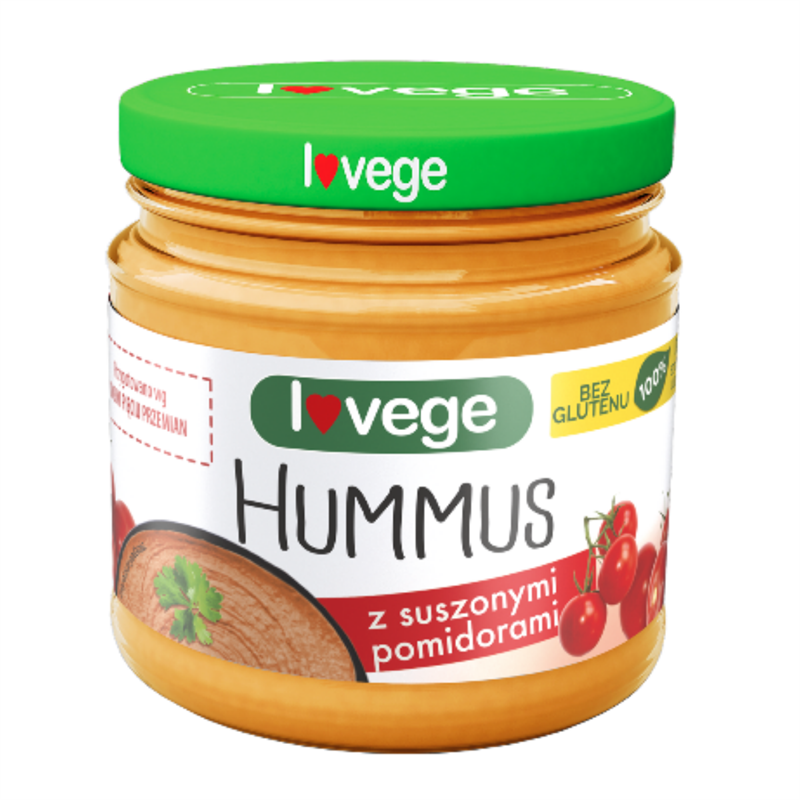 Sante HUMMUS PARADICSOMMAL LOVEGE TÉGELYBEN 180g