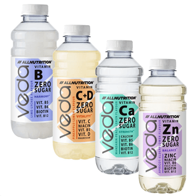 ALLNUTRITION 8 x Veda Vitamin Water 600 ml