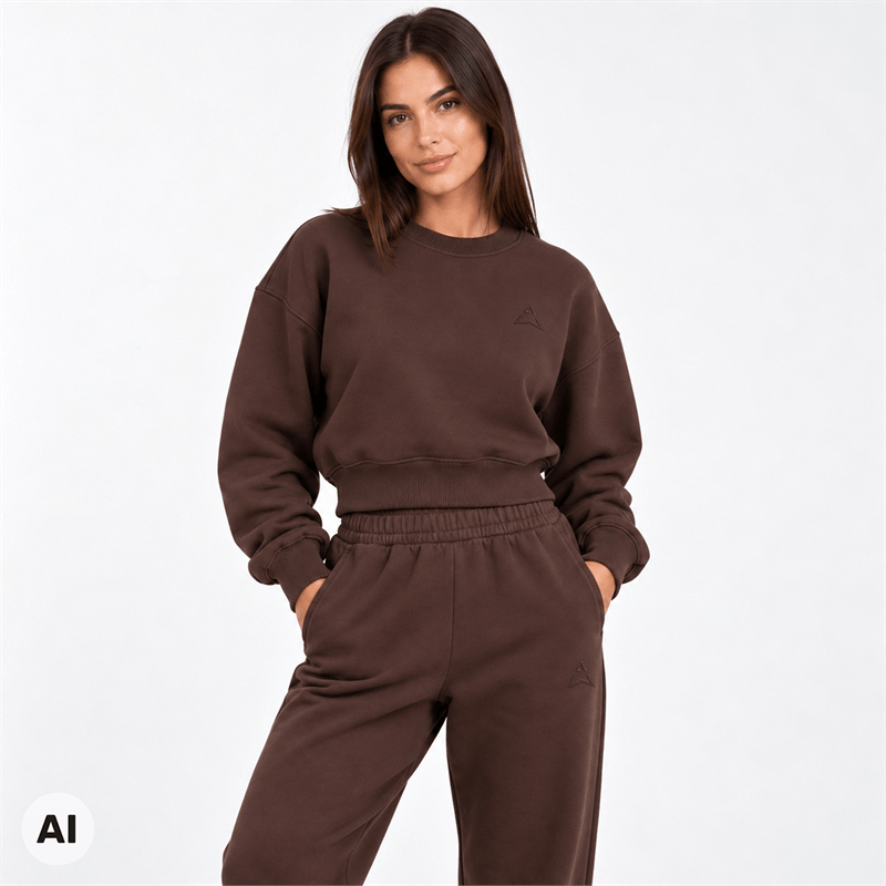 Allwear Női pulóver Cozy Club Brown