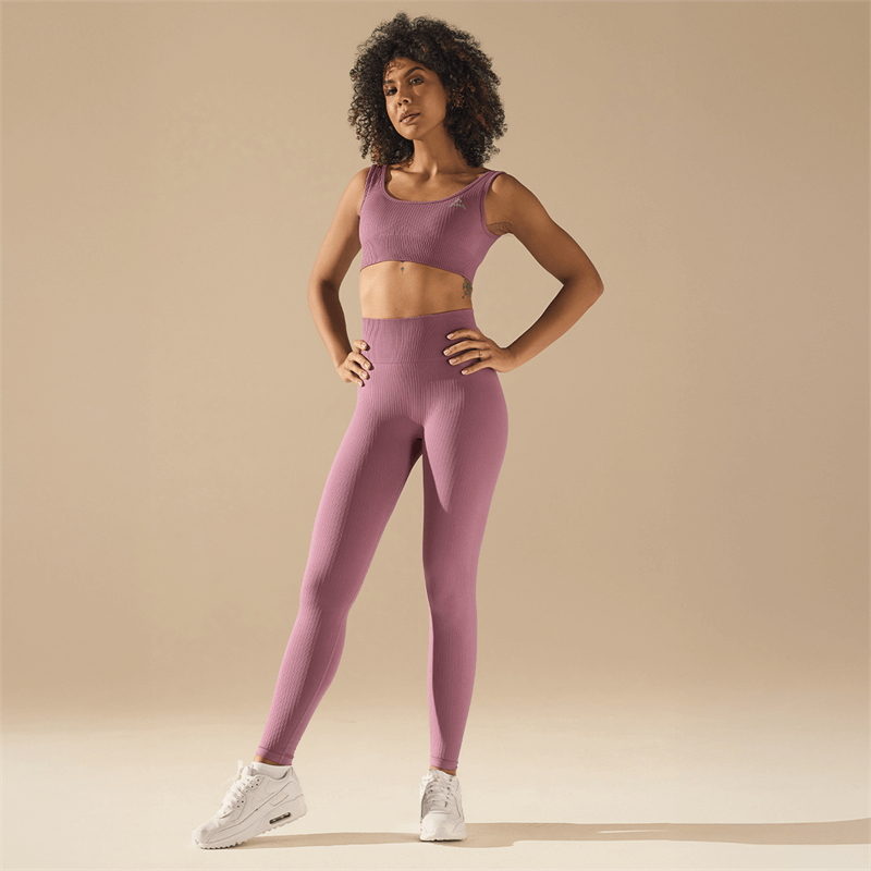 Allwear LEGGINGS + Top BASIC DUSTY ROSE